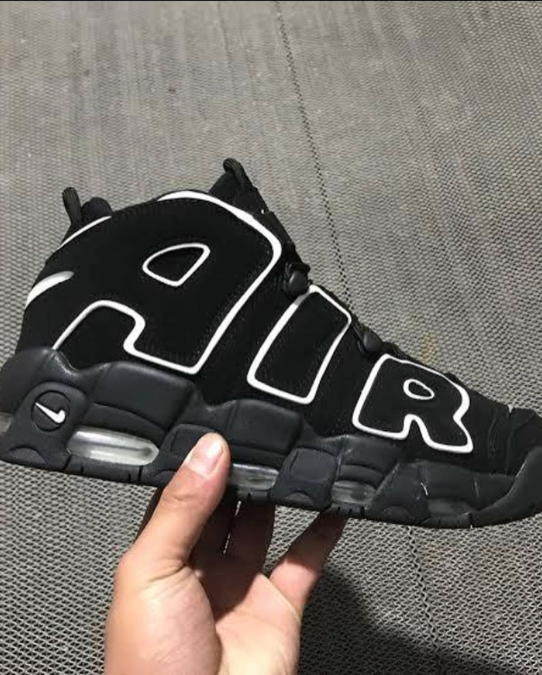 Nike First Copy Shoes 7A Air Uptempo Full Black