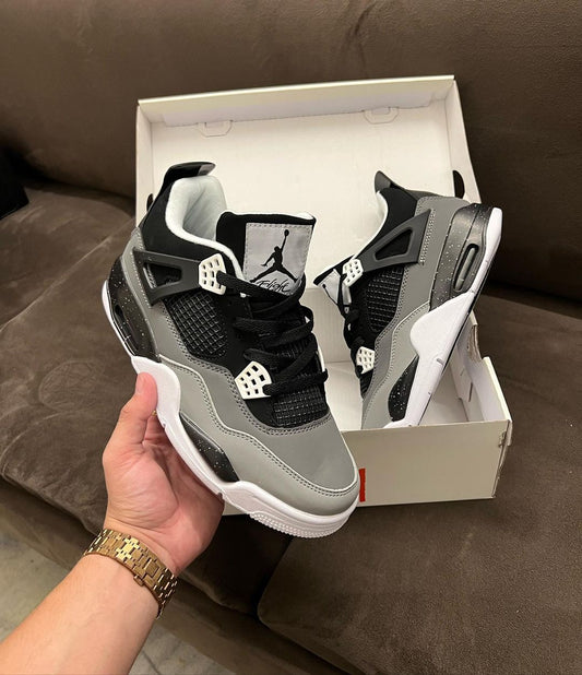 Nike Air Jordan 4 Retro Black-Grey