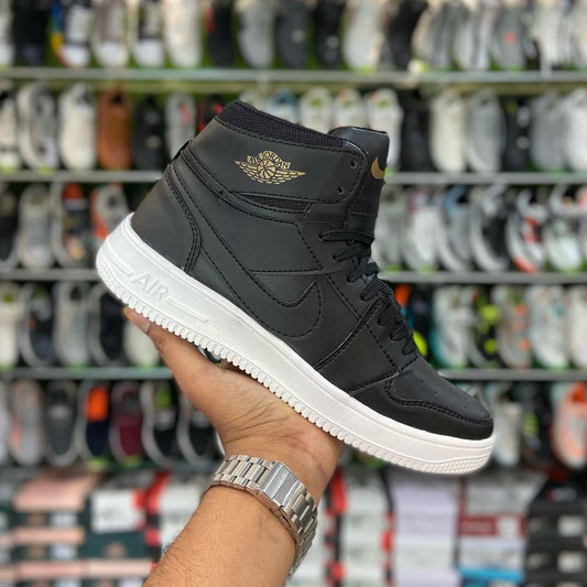 Nike Air Jordan First Copy Shoes High-top Black